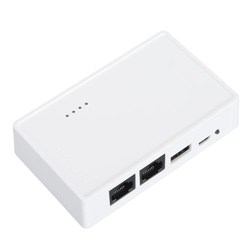 Garsent USB-Wireless-Druckserver, Druckserver mit 10/100 Mbit/s LAN/Bridge, 480 Mbit/s USB 2.0, Unterstützt Kabelgebundene/kabellose/Standalone-Modi, für Windows/Mac und Alle von Garsent