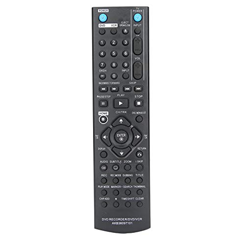 Garsent Universelle DVD-Recorder-Fernbedienung für , Ersatz-Fernbedienung für DVD-Videorecorder, 10 M Steuerabstand, für RC286H/RC297H/RC397H DVD-VCR-DVDR-Recorder Garsent Universelle DVD-Recorder-Fernbedienung für , Ersatz-Fernbedienung für DVD-Videorecorder, 10 M Steuerabstand, für RC286H/RC297H/RC397H DVD-VCR-DVDR-Recorder von Garsent