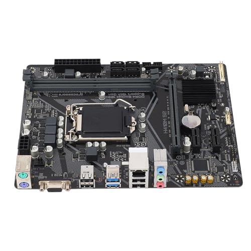H410M-S2 Motherboard, M ATX 2 DDR4 DIMM-Steckplatz, PCI E-Steckplätze, 2 Kanäle DDR4 2933 2666 2400 2133 MHz, für LGA 1200 10. Generation für Core-CPU-Prozessor von Garsent