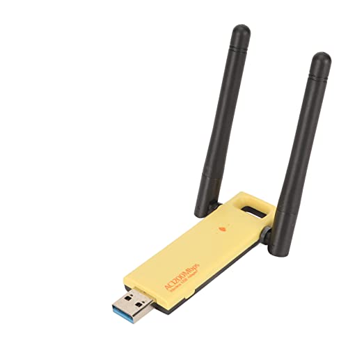 Hochleistungs-USB-WLAN-Adapter 1200 Mbit/s Dualband 2,4 GHz/5,8 GHz, Plug-and-Play für Desktop-PCMac, mit High-Gain-Antenne von Garsent