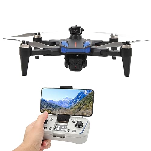K911SE Drohnen mit Kamera für Erwachsene, Quadrocopter mit 4K HD 3-Kamerasystem, Drohne mit Großer Kontrollreichweite für Anfänger, 50-facher Zoom, 360-Grad-Luftrollen von Garsent