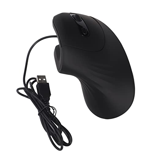 Kabelgebundene Vertikale Maus, Leise Ergonomische Maus, 800/1200/2400/3200 DPI, 6 Tasten, Effizient, Empfindlich, für PC, Laptops von Garsent