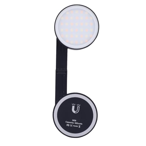 LED -Selfie -Telefon -Licht, Faltungsdoppelseitige LED -Fülllicht, 3 Farbtemperatur, 2500 Bis 6500 Km, Doppelseitiges Faltbares Tragbares Videolicht für Make -up -Live -Streaming LED -Selfie -Telefon -Licht, Faltungsdoppelseitige LED -Fülllicht, 3 Farbtemperatur, 2500 Bis 6500 Km, Doppelseitiges Faltbares Tragbares Videolicht für Make -up -Live -Streaming von Garsent