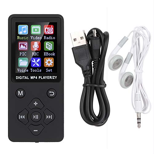 MP3 Player Bluetooth 4.2 mit 1,8 Zoll TFT Farbbildschirm, Musik Player, Unterstützt bis 32GB SD Karte, mit Sprachaufzeichnung und Kopfhörer, Unterstützt von Garsent