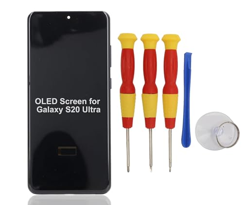 OLED-Bildschirm-Ersatz für Galaxy S20 Ultra, Touchscreen-Digitizer-Baugruppe mit Demontagewerkzeug, Display-Touchscreen-Reparatursätze, QC-Doppeltest vor Dem Versand OLED-Bildschirm-Ersatz für Galaxy S20 Ultra, Touchscreen-Digitizer-Baugruppe mit Demontagewerkzeug, Display-Touchscreen-Reparatursätze, QC-Doppeltest vor Dem Versand von Garsent
