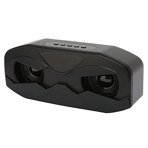 Outdoor-Lautsprecher, HiFi-Subwoofer, Bluetooth-Lautsprecher mit LED-Display und Buntem Atemlicht, Tragbarer Kabelloser 2000-mAh-Lautsprecher, Lauter Stereo-Sound, Satter Bass,(Tiefes Himmelsschwarz) von Garsent