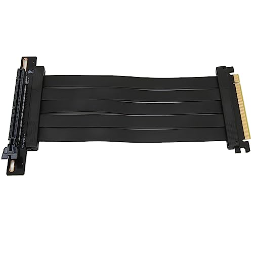 PCIE 4.0-Riser-Kabel, 16 X Flexible Kabelverlängerungs-Port-Adapter, 90 Grad Hochgeschwindigkeits-PCIE-Riser-Kabel für die Meisten GPU- und PC-Gehäuse, für RTX3090 RTX3080 von Garsent