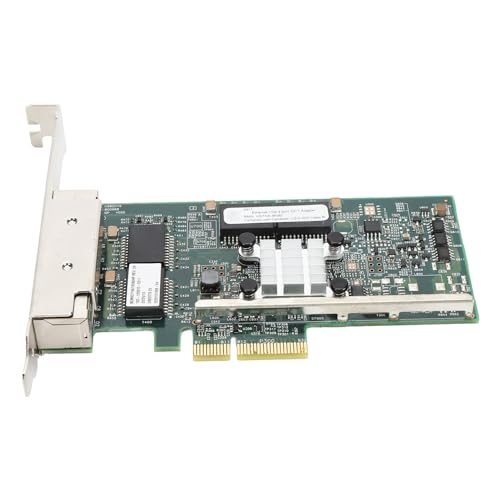 PCIe-Gigabit-Netzwerkkarte, Netzwerkserver-Adapter für BCM95719-Chip, 4-Port-PCI-Express-Ethernet-Adapter für Desktop-PC, Multifunktionsunterstützung von Garsent