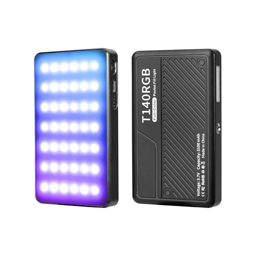 RGB-LED-Videolicht, Tragbare LED-Kamera-Leuchte, 3100-mAh-Akku, 0-360 Vollfarbe, 20 Lichteffekte, CRI 95+ 2500-9000K, Wiederaufladbare Beleuchtung für Ravel, Outdoor-Fotografie RGB-LED-Videolicht, Tragbare LED-Kamera-Leuchte, 3100-mAh-Akku, 0-360 Vollfarbe, 20 Lichteffekte, CRI 95+ 2500-9000K, Wiederaufladbare Beleuchtung für Ravel, Outdoor-Fotografie von Garsent