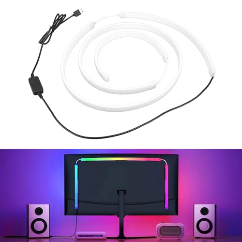 RGB -PC -LED -Strip -Licht, Computerbildschirm Sync LED -Hintergrundbeleuchtung für 49 -Zoll -Desktop -Display, 16 Millionen Farben, Musikrhythmus -Synchronisation USB RGB -PC -LED -Strip -Licht, Computerbildschirm Sync LED -Hintergrundbeleuchtung für 49 -Zoll -Desktop -Display, 16 Millionen Farben, Musikrhythmus -Synchronisation USB von Garsent