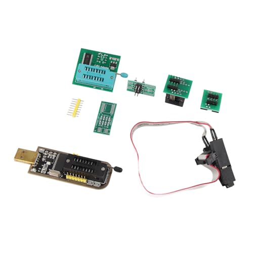 SOP8-Testclip, Nützliches Adapter-Sockel-Konvertermodul, Langlebiger CH341A 24 25 Series Programmierchip von 24 und 25 Series Flash für LCD-Desktop-Motherboard von Garsent