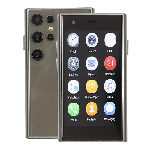 SOYES S23 Pro -Smartphone, Kompakt und Tragbar, 2 GB RAM 16 GB ROM, Dual-Kameras, 3G-Taschenhandy für8.1 (Schwarzgrün) von Garsent