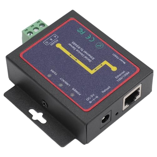 TCP-RTU-Ethernet-zu-RS485-Konverter für Sensor-SPS, Stabile Übertragung, Flexible Verbindung, Kompatibilität mit Mehreren Geräten, Einfache Installation (EU-Stecker 100-240 V) von Garsent