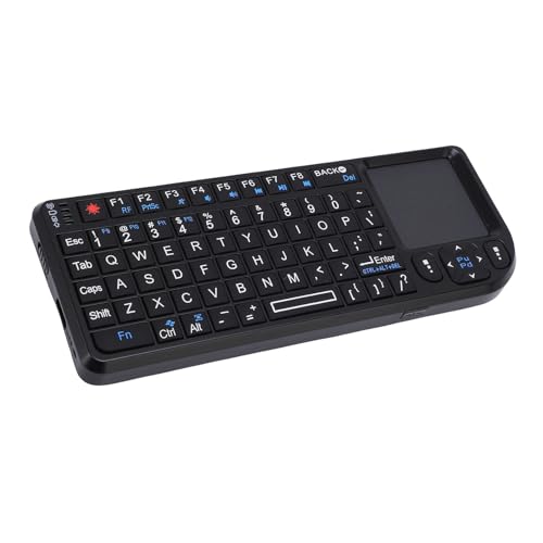 -Tastatur mit Touchpad, 2,4 G Bluetooth Wireless Tragbarer Tastatur, Ultra -dünn Tragbares USB -Ladung für PC -Tablet -TV -Smartphones -Tastatur mit Touchpad, 2,4 G Bluetooth Wireless Tragbarer Tastatur, Ultra -dünn Tragbares USB -Ladung für PC -Tablet -TV -Smartphones von Garsent