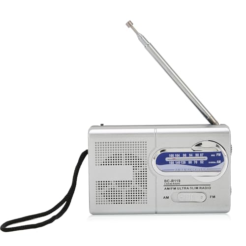 Tragbares AM FM-Radio, Multifunktions-AM FM-Transistorradio mit Integriertem Lautsprecher, Digtail-Radiowecker mit Kopfhöreranschluss, für Zuhause, Ausgehen, Reisen, Unterhaltung, Arbeit, Studium Tragbares AM FM-Radio, Multifunktions-AM FM-Transistorradio mit Integriertem Lautsprecher, Digtail-Radiowecker mit Kopfhöreranschluss, für Zuhause, Ausgehen, Reisen, Unterhaltung, Arbeit, Studium von Garsent