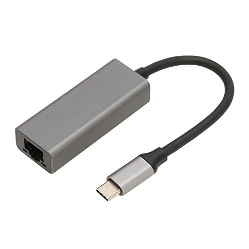 USB C zu Ethernet Adapter, 1000Mbps Plug and Play Typ C Gigabit Ethernet Adapter für Laptop, Tablet, Smartphone, Aluminium Legierung, Breite Anwendung von Garsent