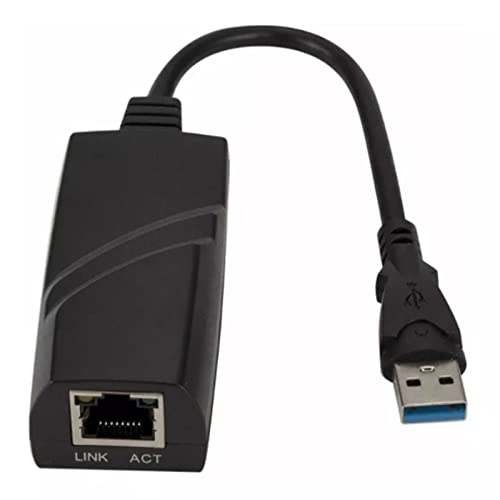 USB-zu-Ethernet-Adapter, 10/100/1000Mbps USB3.0-zu-Gigabit-Ethernet-Adapter, 2,4 G und 5,8 G Dualband, Plug-and-Play, für Windows XP/Vista/7/8/10, für Linx, für OS X von Garsent