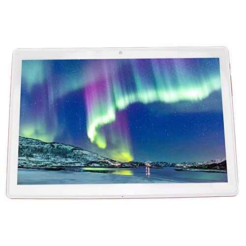 Ultradünnes 10,1-Zoll-IPS-HD-Tablet, Quad-Core-Tablet-PC mit 2 GB RAM, 32 GB ROM, TF 32 GB für Android 10.0, Metall-CNC-Hochglanzkantengehäuse, 2 MP / 5 MP-Dual-Kamera, 4000 MAh, WLAN,(EU-Stecker) von Garsent