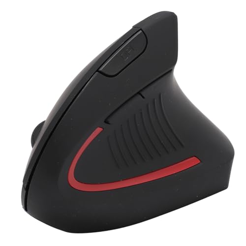 Vertikale Ergonomische Maus, 2,4 G Wireless Rechtshänder 800 1200 1600 Einstellbare DPI-Maus mit USB-Adapter, Intelligente Wiederaufladbare Wake-Sleep-Maus für Laptop-PC von Garsent