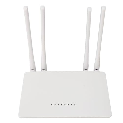 WLAN-Router 1200 Mbit/s, Smart-Router Dualband 5 GHz + 2,4 GHz, Kabellose Internet-Router für Zuhause und Gaming mit 4 X 5 DBi High-Gain-Antennen, Unterstützt Router/Access von Garsent