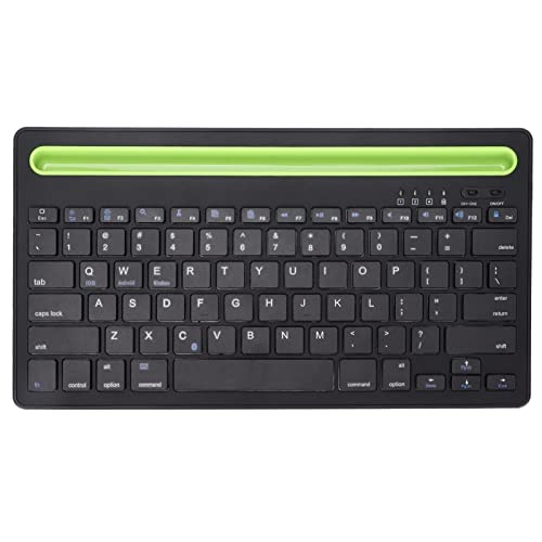 cigemay Kabellose Bluetooth-Gaming-Tastatur,2-Kanal-Multisystem-Kompatibilität,Wiederaufladbare Bluetooth-Tastatur mit Handy- und Tablet-Halterung (78 Tasten) von Garsent