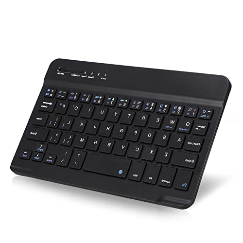 7-8 inch Bluetooth Tastatur, Universal Wireless Ultra Slim Wirless Keyboard für Windows, Android, MacOS, Tablets, PC, Smartphone von Garsentx