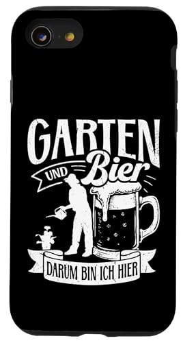 Garten Bier Vatertag Lustig Saufen Spruch Spaß Papa Männer Hülle für iPhone SE (2020) / 7 / 8 von Garten Bier Lustig Vatertag Männer Geschenkidee