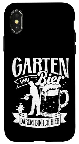 Garten Bier Vatertag Lustig Saufen Spruch Spaß Papa Männer Hülle für iPhone X/XS Garten Bier Vatertag Lustig Saufen Spruch Spaß Papa Männer Hülle für iPhone X/XS von Garten Bier Lustig Vatertag Männer Geschenkidee