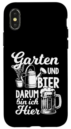 Garten Bier Vatertag Lustig Saufen Spruch Spaß Papa Männer Hülle für iPhone X/XS Garten Bier Vatertag Lustig Saufen Spruch Spaß Papa Männer Hülle für iPhone X/XS von Garten Bier Lustig Vatertag Männer Geschenkidee