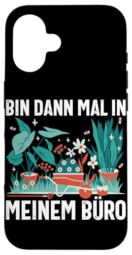 Bin Dann Mal In Meinem Büro Gärtner Pflanzen Gartenarbeit Hülle für iPhone 16 Bin Dann Mal In Meinem Büro Gärtner Pflanzen Gartenarbeit Hülle für iPhone 16 von Garten Florist Pflanzen Gartenbau Hobbygärtner