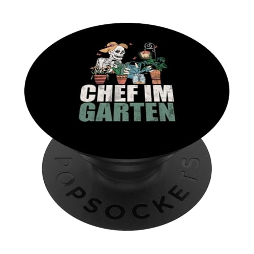 Chef Im Garten Gärtner Pflanzen Gartenarbeit Gartenliebhaber PopSockets Klebender PopGrip von Garten Florist Pflanzen Gartenbau Hobbygärtner