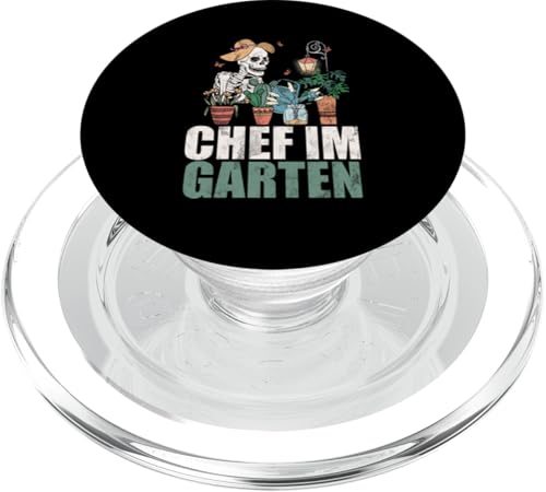 Chef Im Garten Gärtner Pflanzen Gartenarbeit Gartenliebhaber PopSockets PopGrip für MagSafe von Garten Florist Pflanzen Gartenbau Hobbygärtner