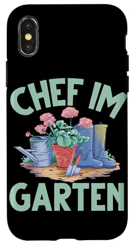Chef Im Garten Gartenarbeit Gärtner Gärtnern Hobbygärtner Hülle für iPhone X/XS Chef Im Garten Gartenarbeit Gärtner Gärtnern Hobbygärtner Hülle für iPhone X/XS von Garten Florist Pflanzen Gartenbau Hobbygärtner