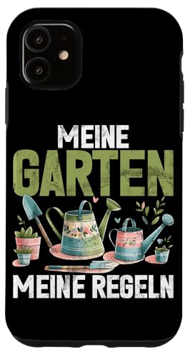 Meine Garten Meine Regeln Gartenarbeit Gärtner Pflanzexperte Hülle für iPhone 11 Meine Garten Meine Regeln Gartenarbeit Gärtner Pflanzexperte Hülle für iPhone 11 von Garten Florist Pflanzen Gartenbau Hobbygärtner