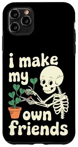 I Make My Own Friends Skelett Pflanze Goth Humor Hülle für iPhone 11 Pro Max I Make My Own Friends Skelett Pflanze Goth Humor Hülle für iPhone 11 Pro Max von Gartenarbeit Dark Humor Vintage Lustiges Geschenk