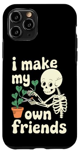 I Make My Own Friends Skelett Pflanze Goth Humor Hülle für iPhone 11 Pro I Make My Own Friends Skelett Pflanze Goth Humor Hülle für iPhone 11 Pro von Gartenarbeit Dark Humor Vintage Lustiges Geschenk