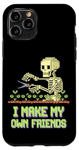 I Make My Own Friends Skelett Pflanze Goth Humor Hülle für iPhone 11 Pro I Make My Own Friends Skelett Pflanze Goth Humor Hülle für iPhone 11 Pro von Gartenarbeit Dark Humor Vintage Lustiges Geschenk
