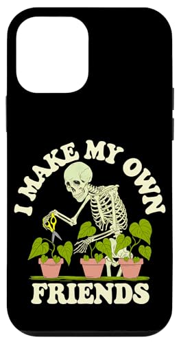 I Make My Own Friends Skelett Pflanze Goth Humor Hülle für iPhone 12 mini I Make My Own Friends Skelett Pflanze Goth Humor Hülle für iPhone 12 mini von Gartenarbeit Dark Humor Vintage Lustiges Geschenk