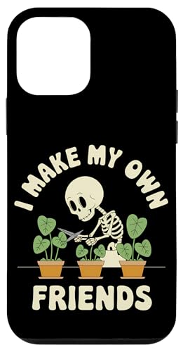 I Make My Own Friends Skelett Pflanze Goth Humor Hülle für iPhone 12 mini I Make My Own Friends Skelett Pflanze Goth Humor Hülle für iPhone 12 mini von Gartenarbeit Dark Humor Vintage Lustiges Geschenk