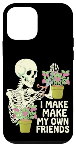 I Make My Own Friends Skelett Pflanze Goth Humor Hülle für iPhone 12 mini I Make My Own Friends Skelett Pflanze Goth Humor Hülle für iPhone 12 mini von Gartenarbeit Dark Humor Vintage Lustiges Geschenk