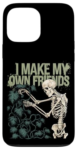 I Make My Own Friends Skelett Pflanze Goth Humor Hülle für iPhone 13 Pro Max I Make My Own Friends Skelett Pflanze Goth Humor Hülle für iPhone 13 Pro Max von Gartenarbeit Dark Humor Vintage Lustiges Geschenk