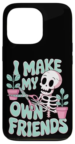 I Make My Own Friends Skelett Pflanze Goth Humor Hülle für iPhone 13 Pro I Make My Own Friends Skelett Pflanze Goth Humor Hülle für iPhone 13 Pro von Gartenarbeit Dark Humor Vintage Lustiges Geschenk