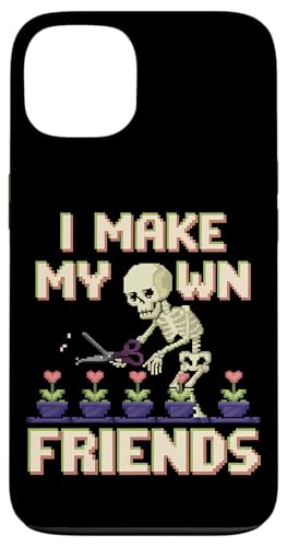 I Make My Own Friends Skelett Pflanze Goth Humor Hülle für iPhone 13 I Make My Own Friends Skelett Pflanze Goth Humor Hülle für iPhone 13 von Gartenarbeit Dark Humor Vintage Lustiges Geschenk