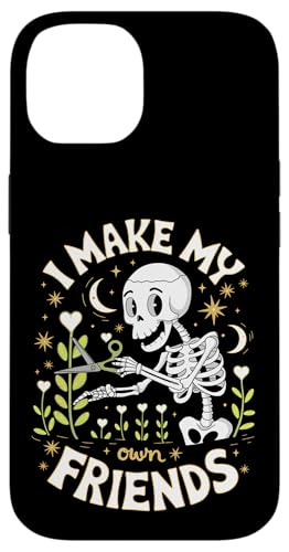 I Make My Own Friends Skelett Pflanze Goth Humor Hülle für iPhone 14 I Make My Own Friends Skelett Pflanze Goth Humor Hülle für iPhone 14 von Gartenarbeit Dark Humor Vintage Lustiges Geschenk