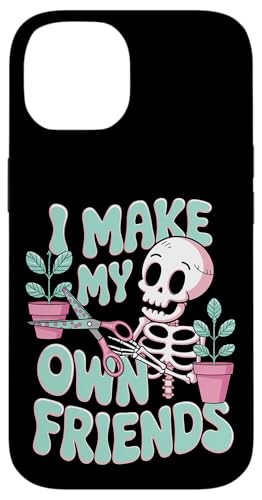 I Make My Own Friends Skelett Pflanze Goth Humor Hülle für iPhone 14 I Make My Own Friends Skelett Pflanze Goth Humor Hülle für iPhone 14 von Gartenarbeit Dark Humor Vintage Lustiges Geschenk