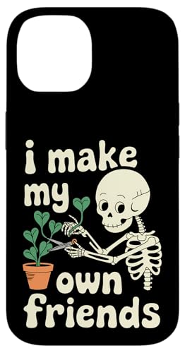 I Make My Own Friends Skelett Pflanze Goth Humor Hülle für iPhone 14 I Make My Own Friends Skelett Pflanze Goth Humor Hülle für iPhone 14 von Gartenarbeit Dark Humor Vintage Lustiges Geschenk