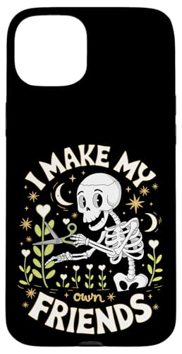 I Make My Own Friends Skelett Pflanze Goth Humor Hülle für iPhone 15 Plus I Make My Own Friends Skelett Pflanze Goth Humor Hülle für iPhone 15 Plus von Gartenarbeit Dark Humor Vintage Lustiges Geschenk