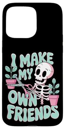 I Make My Own Friends Skelett Pflanze Goth Humor Hülle für iPhone 15 Pro Max I Make My Own Friends Skelett Pflanze Goth Humor Hülle für iPhone 15 Pro Max von Gartenarbeit Dark Humor Vintage Lustiges Geschenk