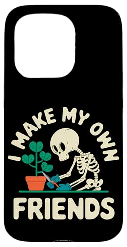 I Make My Own Friends Skelett Pflanze Goth Humor Hülle für iPhone 15 Pro I Make My Own Friends Skelett Pflanze Goth Humor Hülle für iPhone 15 Pro von Gartenarbeit Dark Humor Vintage Lustiges Geschenk