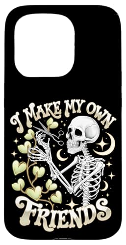 I Make My Own Friends Skelett Pflanze Goth Humor Hülle für iPhone 15 Pro I Make My Own Friends Skelett Pflanze Goth Humor Hülle für iPhone 15 Pro von Gartenarbeit Dark Humor Vintage Lustiges Geschenk